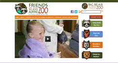 Desktop Screenshot of friendsofthebigbearalpinezoo.org